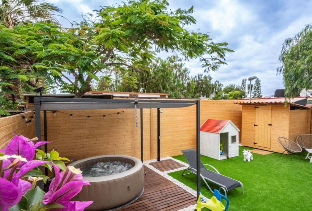Private Paradise On Cozy Campsite, Jacuzzi, Netflix Las Galletas Eksteriør billede
